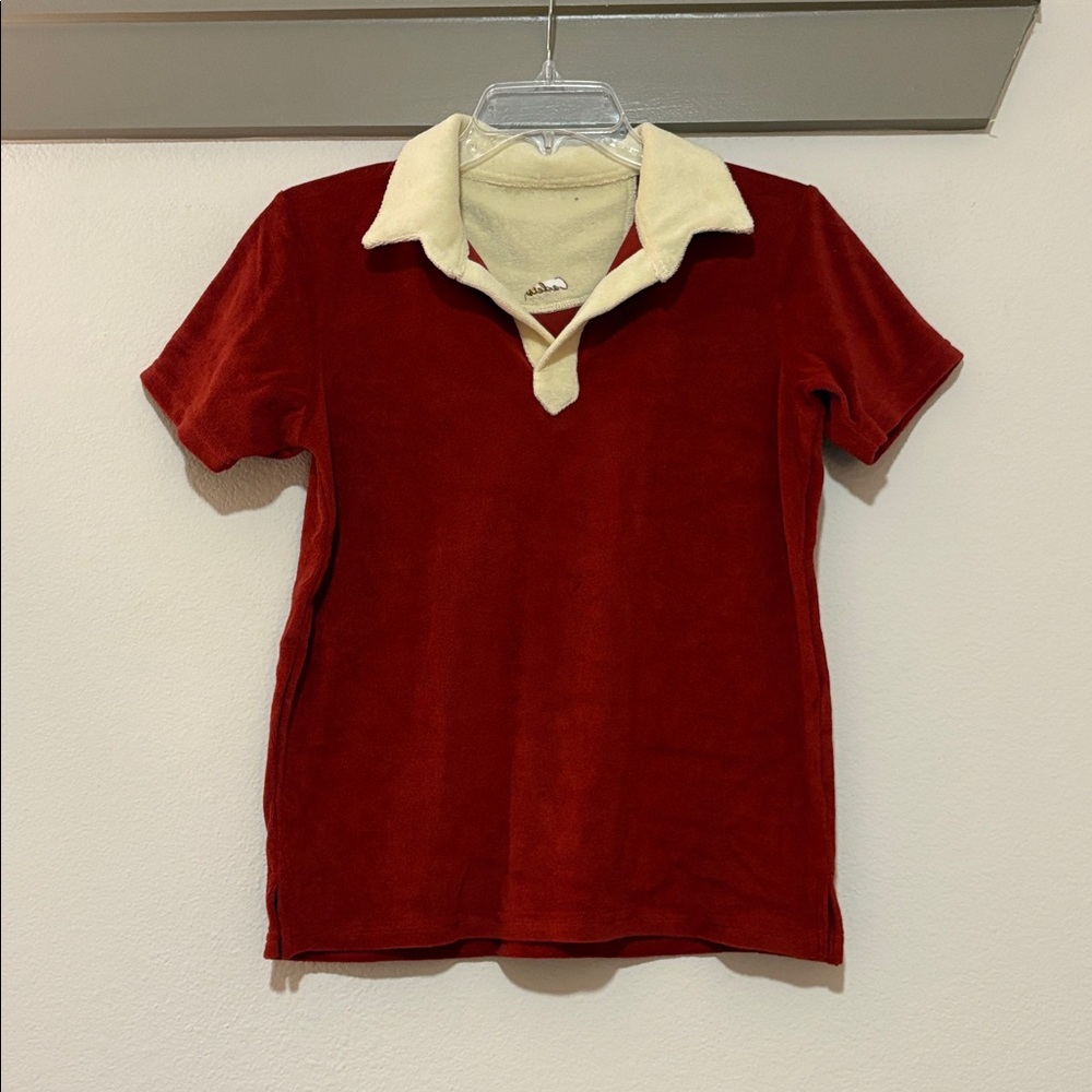 Cadets Casita Terry Polo Shirt in Red SZ 14 NWOT
